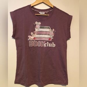 La Vie En Rose Purple Book Club Graphic Tee